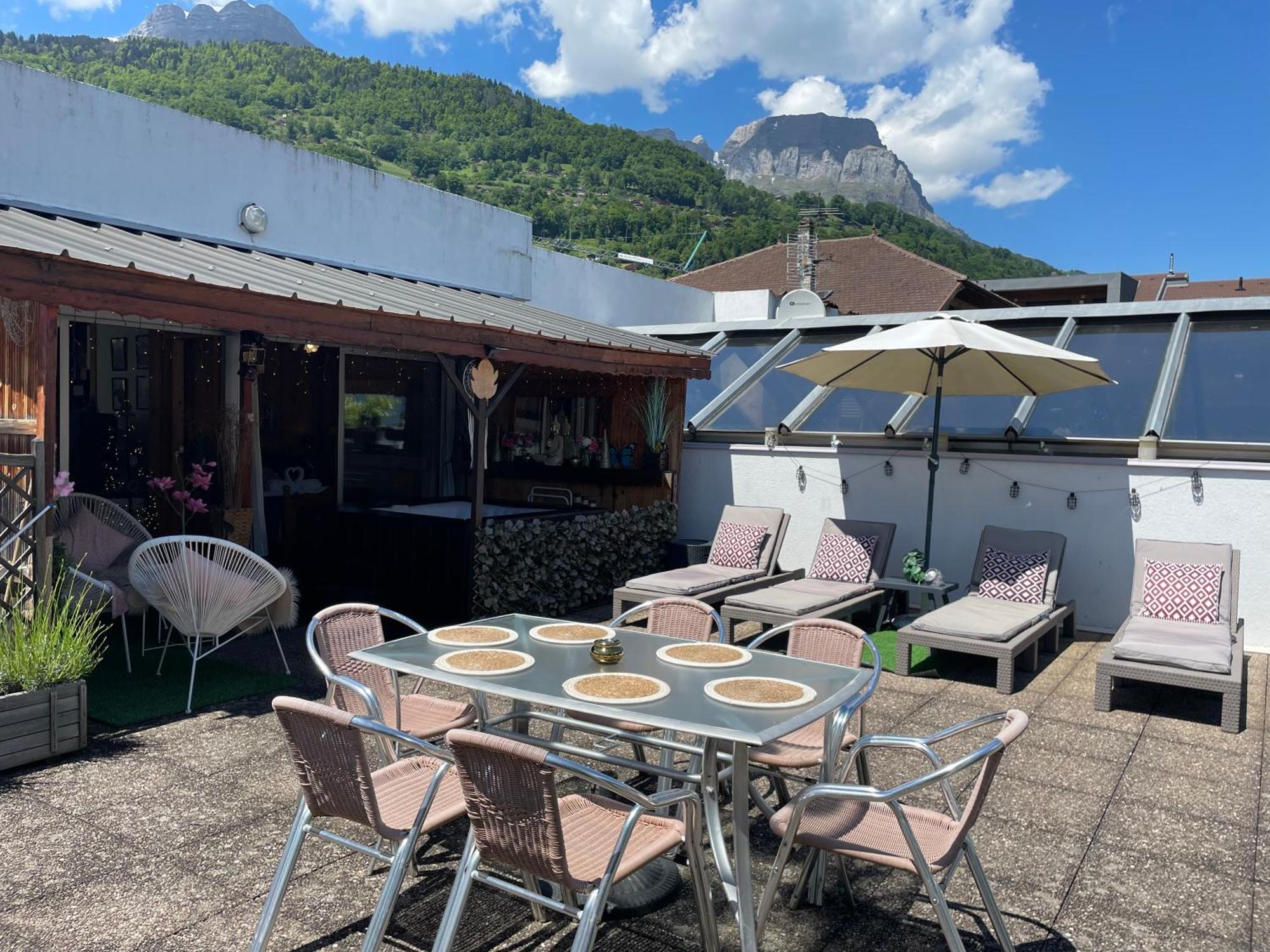 Rooftop 1 - Jacuzzi Prive Au Pied Du Monte-Blanco Sallanches Exterior photo